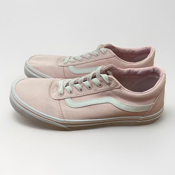 VANS Old Skool Pink Low top Sneaker Shoes Missy Size 6 Casual School Skateboard - Picture 3 of 13